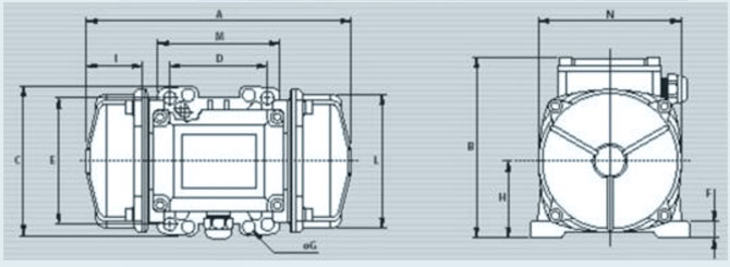 vibromotor 12/24 V
